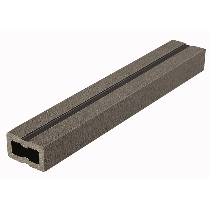 grey artificial timber decking post