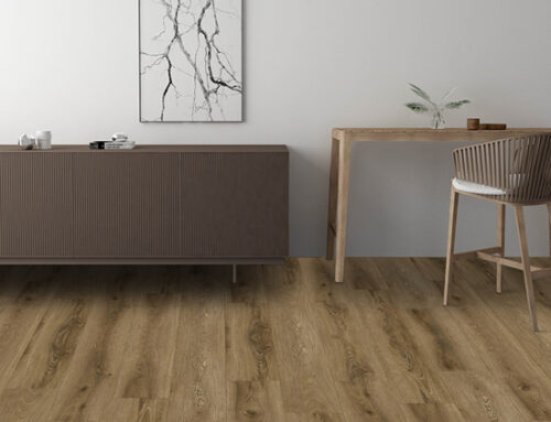 brown color walnut luxury vinyl plank customized color