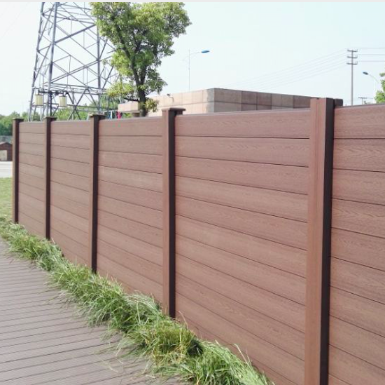 wood plastic profile fence 